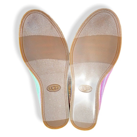 UGG Marleigh Serape Open Toe Espadrille Flat EUC - Picture 10 of 10